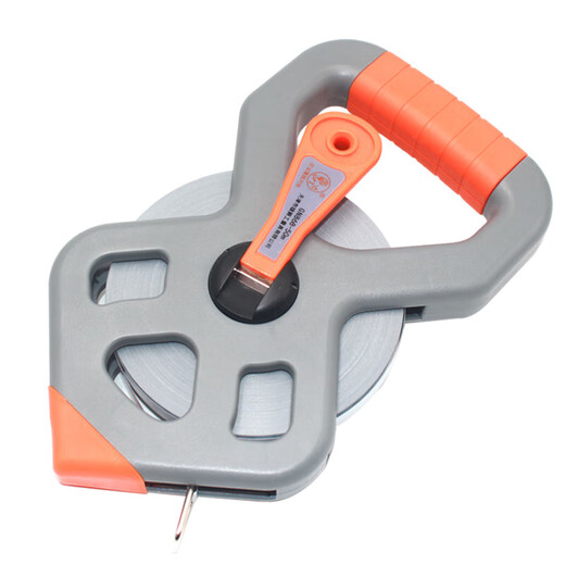 Xiongshi Gang tape measure meter ruler 50 meters steel tape measure stainless steel tape measure 30 meters wear-resistant tape measure steel ruler 50m ABS ruler stand + white painted steel ruler with second level 50 meters