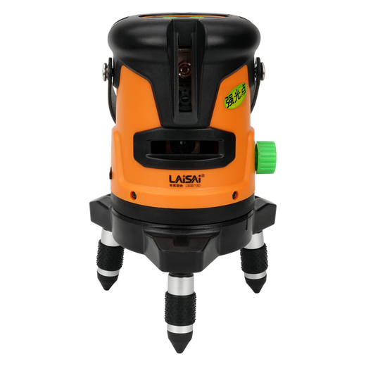 LAISE Láser Nivel infrarrojo de alta precisión Fuerte Línea delgada de 12 líneas Luz verde azulado verde Luz automática LSG671SD Luz verde dos líneas