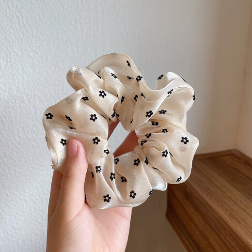 Strukturierte Polka Punkt -Mesh -Spitze Largedarm Haar Ring Stirnband Neues Brötchen Stirnband Pferdeschwanz Haarzubehör für Mädchen Haarseile Stirnband für Frauen 9757a Polka Punkte