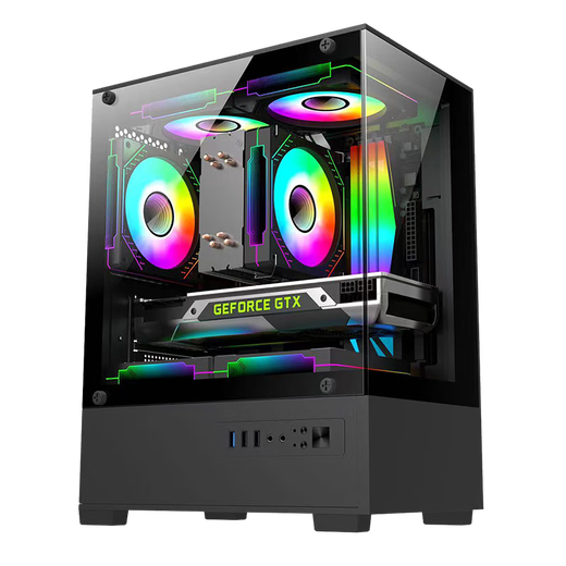 WuSeYu 13th generation Core i5-13450HX 16G 1TB solid state RTX3050 office commercial home gaming desktop computer host complete set 23.8 inches