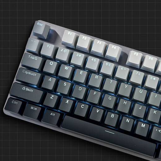 Logitech K845 Mechanische Tastatur Backstreuit Wired Keyboard Game E-Sporttastatur Tea Green und Red Achse Keyboard DIY Keycap Office Game Keyboard und Mausanzug in voller Größe 104 Tastatur K845-Pololy Day Keycap Qing-Achse