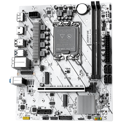 Jingyue H610/B760 motherboard CPU set 1700-pin DDR4/DDR5 memory desktop computer gaming motherboard Core i3 12100F/i5 12400F/12600KF Jingyue H610M D PLUS motherboard with i3 12100