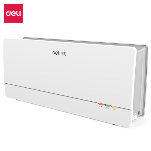 Deli 14672 Máquina de enlace de fusión en caliente A4 Oficina de la oficina Libro de contratos de oferta sin perforación de orificio 3882 Instalación de pegamento sobre el sobre 3882 ANILLA [500 páginas por debajo] Ajuste de temperatura automática