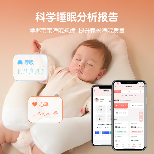 CIBABY new baby nurse smart monitoring baby monitor respiratory heart rate 24 hours real-time monitoring i20 i20 monitor + 32G memory card