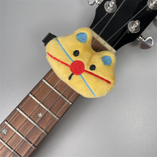 
Sijie brand Rongdetang cute little animal cartoon folk songs electric guitar ukulele vocal clip tuner yellow