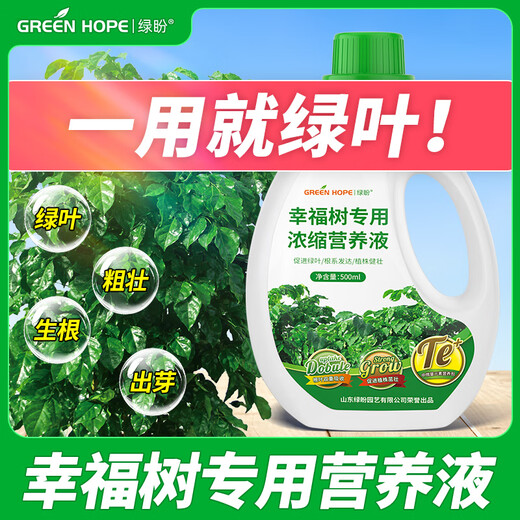 Lupan green plant happy tree special nutrient solution first aid yellow leaf fallen leaf surface liquid fertilizer fallen leaf dry hydroponics
