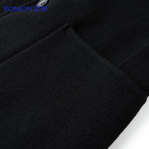 Romon 100% wool double-sided woolen single-row two-button suit men's autumn and winter business casual suit jacket single suit