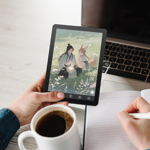 BIGME electronic paper book B6 new product launch 6-inch e-book ink screen smart reader tablet for reading and learning comics thin and portable black