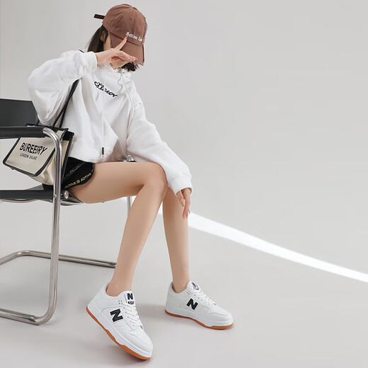 新百伦同款德训鞋男女2025夏季新款板鞋休闲百搭板鞋运动鞋跑步鞋 ZS-727白牛津 41