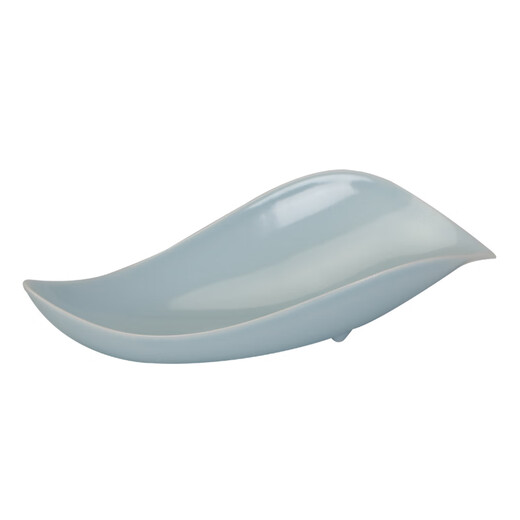 Wen Yijia white porcelain tea tea dispenser ceramic tea spoon tea set two-piece set household tea spoon tea lotus tea ceremony accessories Ding kiln Yayun tea set + bamboo tea dial rice white