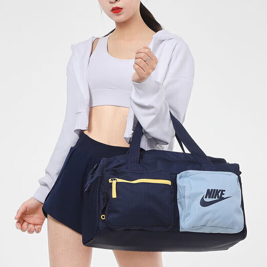 Nike (NIKE) official ship store fitness bag new large-capacity sports bag carry bag bucket bag trendy handbag bag crossbody bag shoulder bag BA6169-410-Same model in mall MISC