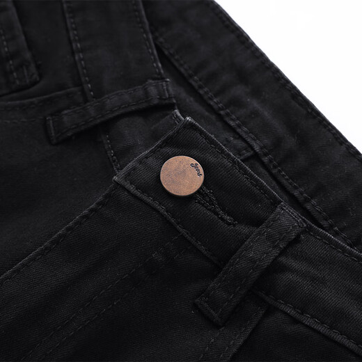 : Chocoroate it American Cropped Jeans for Women the Summer New Black Version Strucy Sycamore Pantal