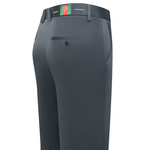 Pantalon masculin 2023 printemps et été nouvelle entreprise usure formelle pantalon droit mince lâche et pantalon long toujours match hommes 9853 gris clair 29