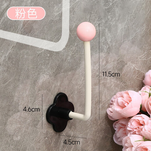 Garenbe bathroom hair tie storage wall hanging hair rope hair rope rubber band hair hoop headband hook hair accessories grab clip hair clip wall rack dopamine hair tie hook 5 random colors