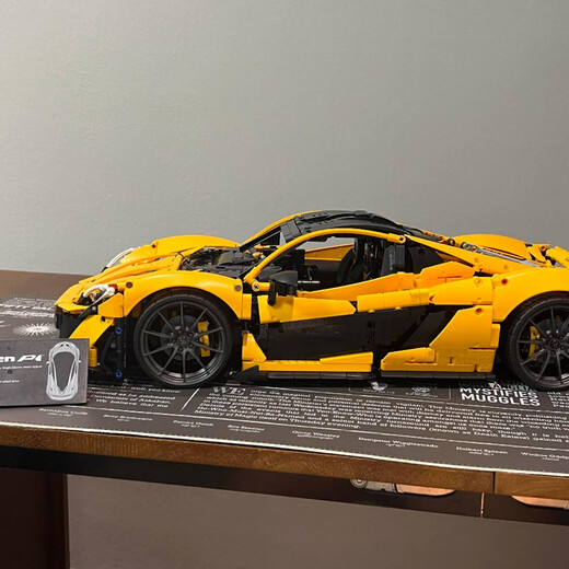 Version phare du groupe de machines de construction chinoise McLaren P1 Sports Car 42172 Cadeaux de jouets de Toy Boy Assembly High Difficulty