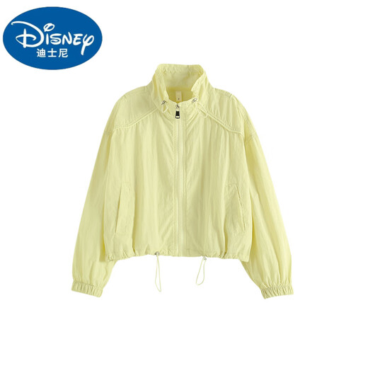 Disney Children's Sun Protection Clothing Girls Summer 2025 New Ice Silk Sun Protection Clothing Summer Girls Skin Clothing Lightweight Jacket Yellow 120