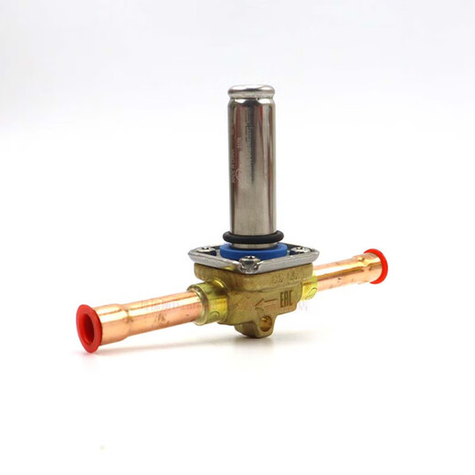 Danfoss EVR3 Aire acondicionado Refrigeración EVR032F1204 Puerto soldado de tubería de cobre de cobre al cuerpo de la válvula solenoide EVR10/032L12171/2 Puerto de soldadura de cobre