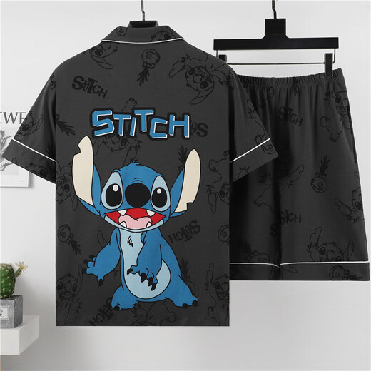 Ukuhpk Summer Pyjamas Men's Men's Short à manches à manches courtes de grande taille de vêtements décontractés de grande taille de dessin animé 3271 # [haute qualité] M norme (High 165100Jin [Jin est égal à 0,5 kg]))