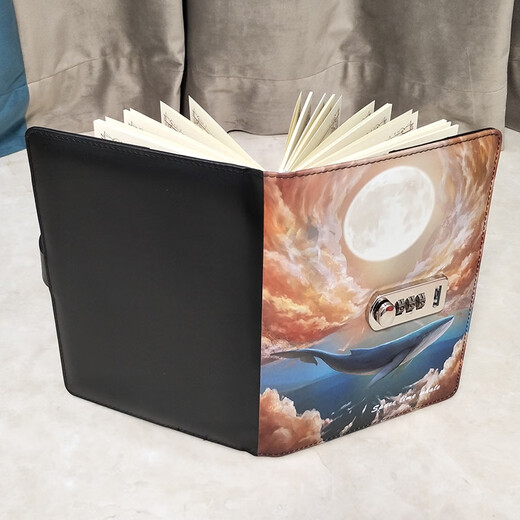 Caokit Keeiy Kinderkennwortbuch mit Schlosstagebuch für Schüler der Grund- und Sekundarschule mit multifunktionsdickten Notizbüchern für Fresh People's Account Book Simple Creative Girl's Heart Lock Book Persönlichkeit Schloss Buch mit Sperre Lederbuch - English Love + Square Innere Seite + Geschenkboxverpackung