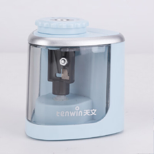 
Astronomy; TEN-WINtenwin electric pencil sharpener creative mushroom head children's stationery semi-automatic pen cutting machine Blue TW8005 - English tenwin