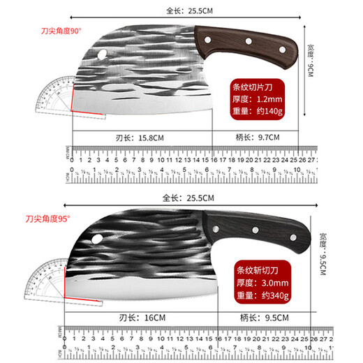 Couteau de crédit Renping Couteau à trancher forgé de remplacement pour ménage Couteau à légumes de cuisine Couteau à tête de poisson tranchant et durable Couteau pour femme Événement Couteau à trancher rayé exclusif