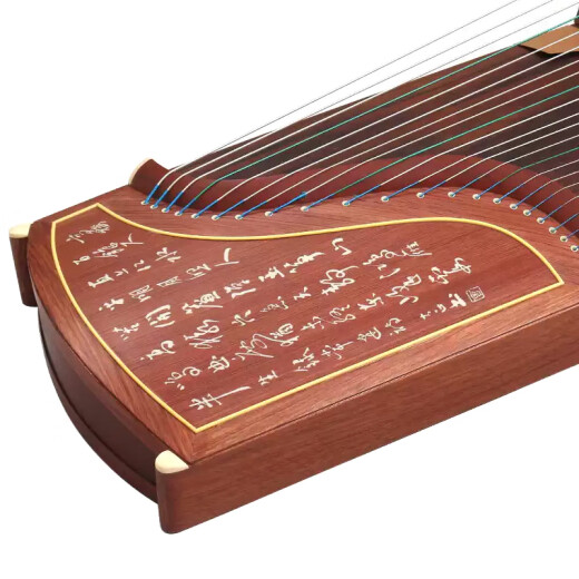 Dunhuang Dunhuang Guzheng 694l Mahagoni Serie Shell Carving Performance Test Anfänger Guzheng Musikinstrument Shanghai Folk Musical Instrument Factory 694t Kalligraphie