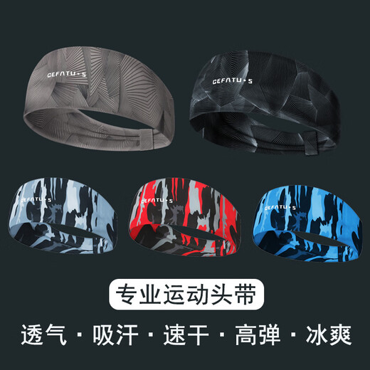 SA Wang [Alemania] Diadema deportiva para el turbante masculino que absorbe el sudor y la diadema inducida por el sudor para el sudor a prueba de sudor de las niñas [Negro] Silicona Anti-Slip Sweatbing [Alemania]