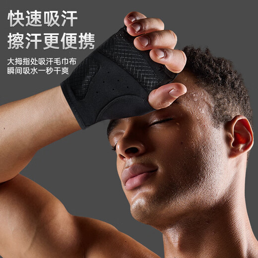 
Under Armour fitness gloves for men and women sports riding half finger training horizontal bar pull-up equipment exercise anti-slip climbing