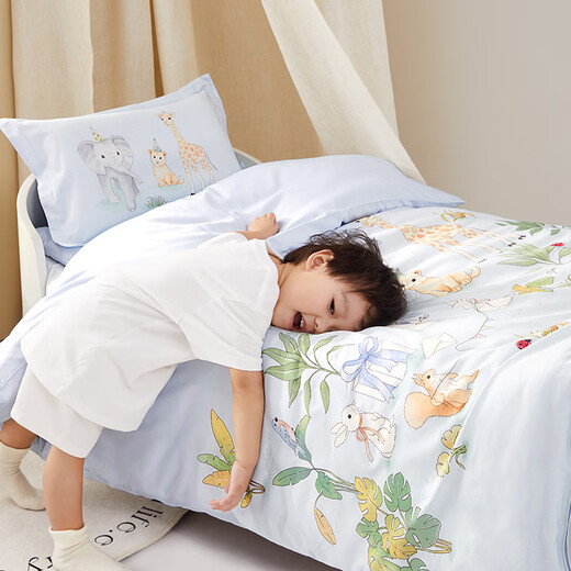 Mercury Kids Forest Party Kindergärtner 60er Jahre lang Mehl Baumwoll Antibakterielle Milben Spring- und Herbst-Sechs-Stück-Set 0,6-1m Bett Säuglinge und Kleinkinder Klasse A