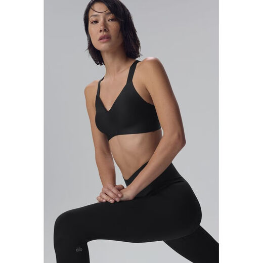 ALO YOGA Yoga Pants Airlift 7/8 High Waist Pilates Pants Tights Running Fitness Pants High Elastic Sports Pants Breathable Black XXS (Suitable for Waist 59.5 - 62cm)