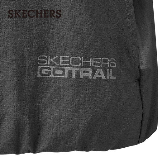斯凯奇（Skechers）女士防晒梭织连帽外套P225W135 碳黑/0018 S
