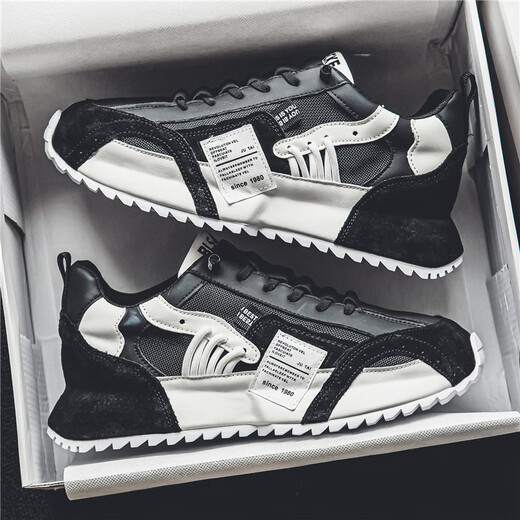 Changxiang Huili-Schuhe Herrenschuhe 2025 Neue Sommer atmungsaktiv und vielseitige Sport- und Freizeitschuhe Herren wasserdichte und Anti-Rutsch-Daddy-Schuhe RF-C681 Green 41