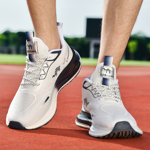 Pilot Camel men's shoes for summer breathable new sports shoes shock-absorbing and light rebound running shoes fashion exercise jogging shoes blue-QZ6227 38