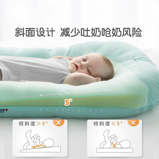 碧荷 P.HEALTH婴儿床中床宝宝新生儿安全感仿生床子宫床防惊跳落地醒神器 【0-12月】精灵粉+可水洗