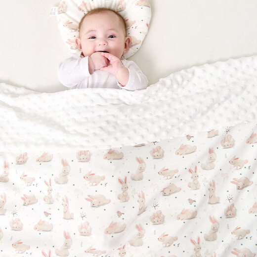 YeeHoO LUXURY Ying's baby quilt spring, autumn and winter baby special antibacterial small quilt core kindergarten beanie quilt cover blanket Yuanqi Tutu 110*140cm