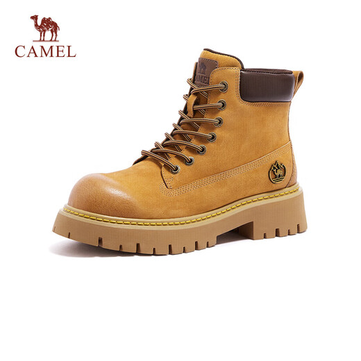 
Camel (CAMEL) [Same Model in Ding Zhen] Shanyue work boots women's Martin boots L25W076018 earthy (reverse velvet leather) 39