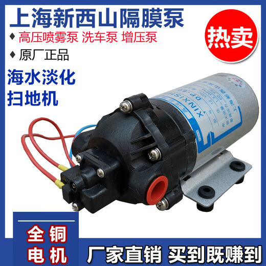 上海微型高压隔膜泵自吸水泵DP-35直流泵12V24v喷雾高压泵 DP3524V带压力开关