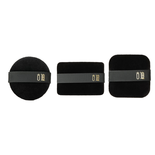 Goody 3-pack double-sided black swan flocked powder puff suitable for NARS CT large white cake special short-velvet powder puff makeup replacement