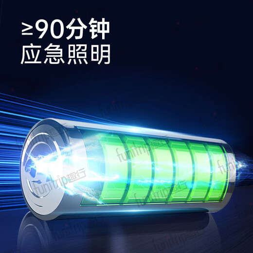 Quxing fire emergency sign light national standard LED safety exit lighting emergency evacuation indicator light double-sided and bidirectional