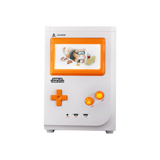 Colorful Orange Shadow Orange Family Bucket RTX5070Ti/5060Ti Ultra 9 285K/265KF/14600K/14400F Assembled Computer Desktop Game Console DIY Complete Machine 5 U7 265KF+5060Ti+1T+32G