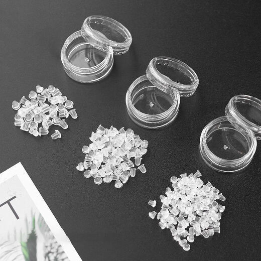 Silicone anti-falling ear plugs for sleep, firm ear studs, super tight universal anti-allergic advanced ear caps, earrings and ear buckle plugs, transparent silicone ear plugs - large size - 20 pcs