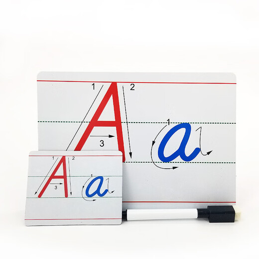 Guliang Factory Direct Sales Magnetic English Tarjeta de accidente cerebrovascular Kindergarten Aprendizaje Inglés Aprendizaje Ayudas tempranas Juguetes educativos para niños 48 Tarjetas magnéticas fonéticas (Medium)