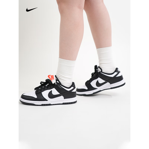 
NIKE Nike Panda Shoes Dunk Black and White Low Top Men's and Women's Board Shoes Sports and Leisure DD DD Authentic DD1503-101 Women's Model_ 41,