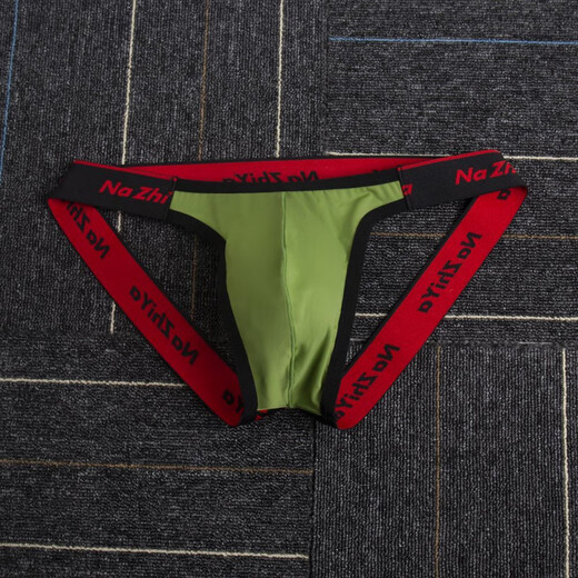 
Thong sexy one rope large men's thong belt nightclub sex Japanese style hollow big bag E. Black one piece M Weight 120-130Jin [Jin equals 0.5 kg]