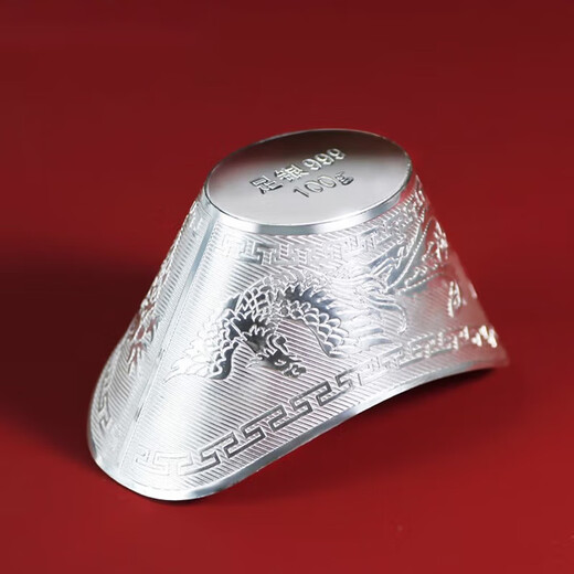 Lossot attracts wealth and treasure pure silver 999 silver ingot silver ingot ornaments investment collection gifts