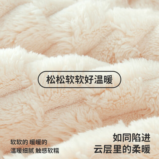 European pregnancy children's coral velvet pajamas autumn and winter 2024 new style girls and boys baby home clothes thickened parent-child clothes khaki biscuits 90 cm (recommended height 85-95cm)