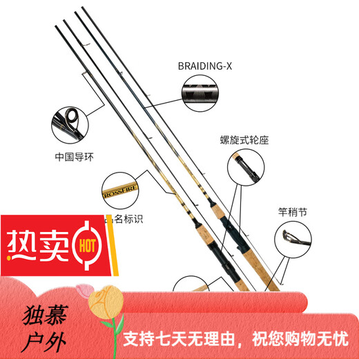 达亿瓦（DAIWA） CROSSFIRE 路亚竿入门路亚杆钓竿路亚钓鱼竿 进口路亚 682mlbcs(中软调枪柄) 2.03m