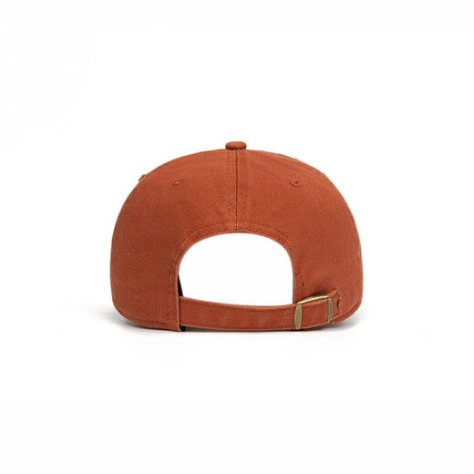 NEW ERA trendy brand hat MLB small label embroidered baseball cap NY Yankees washed old sun visor hat for men and women orange S OFM