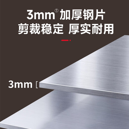 SUPOR kitchen scissors, food contact stainless steel, household corrosion-resistant and thickened, medium size, about 17.4cm long