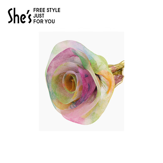 She s Qianzi hair accessories new Chinese style organza flower hairpin ancient style hairpin hairpin birthday gift for girlfriend